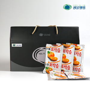 호박즙100ml, 순수늙은호박원액입니다. 옥수수수염첨가,  담백한맛,진공포장,   *2박스60팩* 