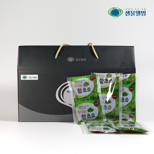 함초즙100ml,자연산함초 체내흡수빠른액상 공복음용 물한컵  *2박스60팩* 