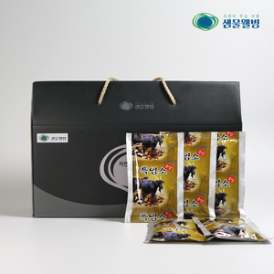 흑염소즙100ml,  냄새없고 마시기편한 우리토종 흑염소만 사용, 더 좋게 만들기 25년, 좋은느낌 과 재구매, 먹어보면 다름니다. *한박스 30팩* 